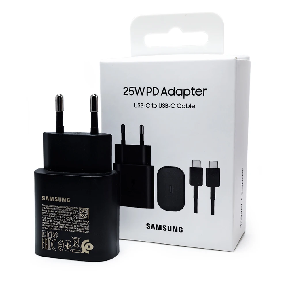 Samsung Galaxy Chargeur super rapide adaptateur secteur PD 25W