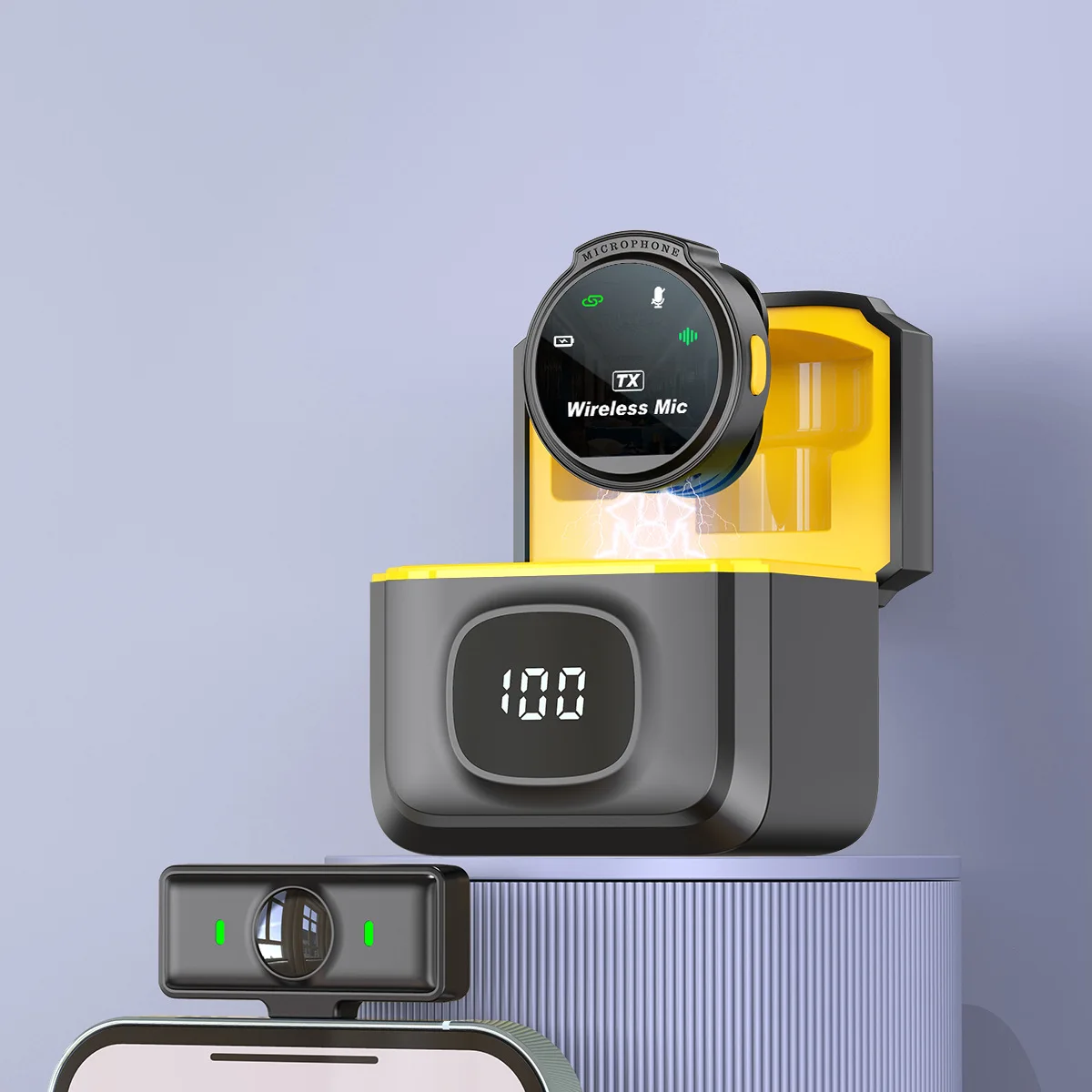 Microphone Lavalier sans fil J6, Interviews en Streaming en direct – Image 6