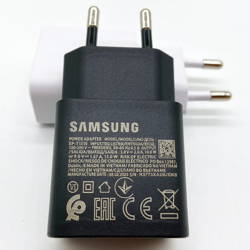 Samsung Galaxy Chargeur rapide 15W USB C PD adaptateur secteur mural – Image 3