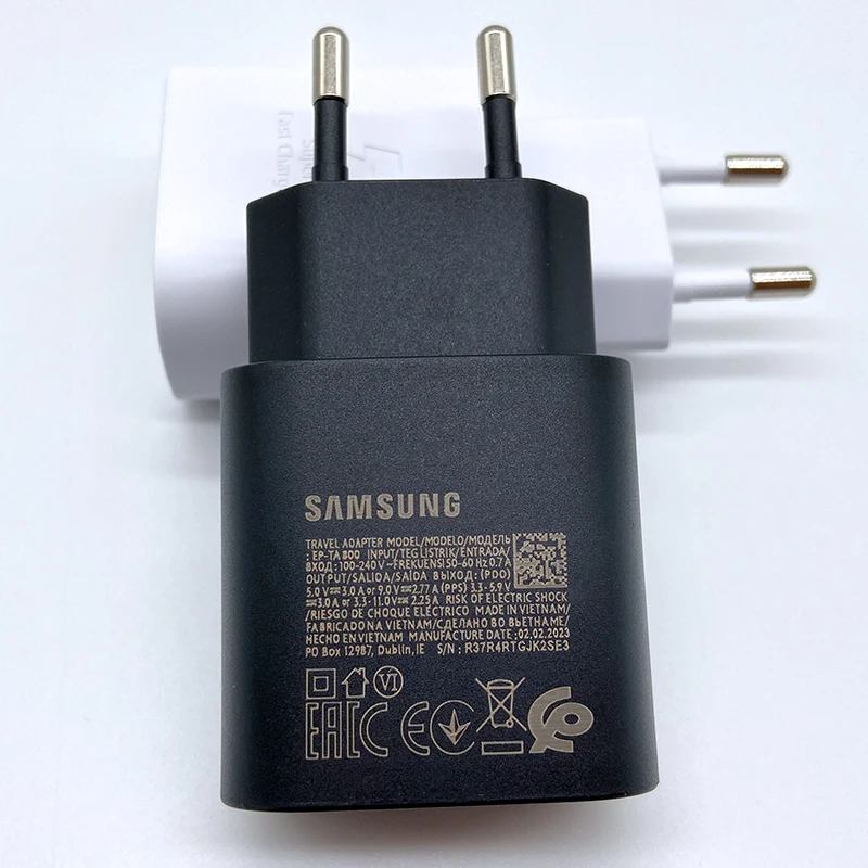 Samsung-Chargeur Super Rapide USB Type C, Adaptateur Cargador – Image 3