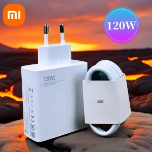 Xiaomi Chargeur rapide 120W & adaptateur secteur UE
