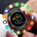 Montre intelligente hommes femmes Bluetooth & fréquence cardiaque