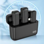 Microphone Lavalier sans fil + Étui de chargement